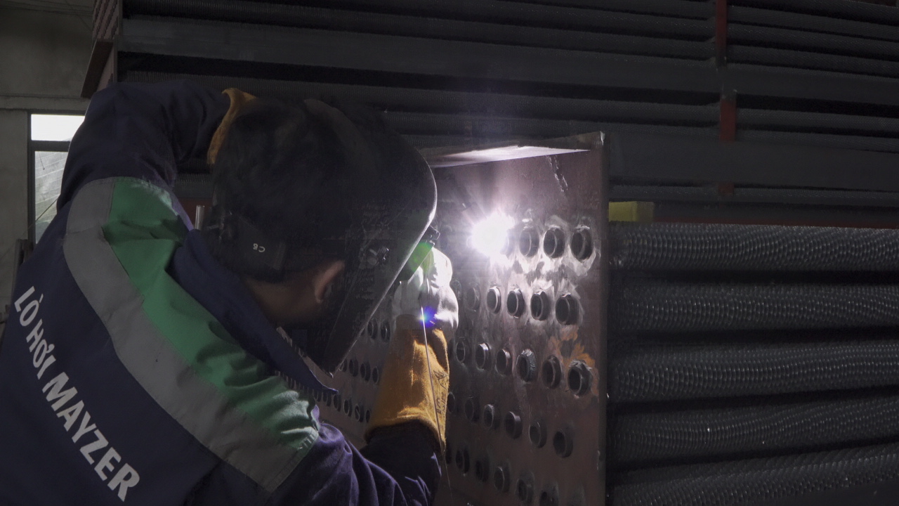 HỆ THỐNG SẤY LÚA CÔNG NGHIỆP SỬ DỤNG LÒ HƠI TẦNG SÔI. he-say-lua